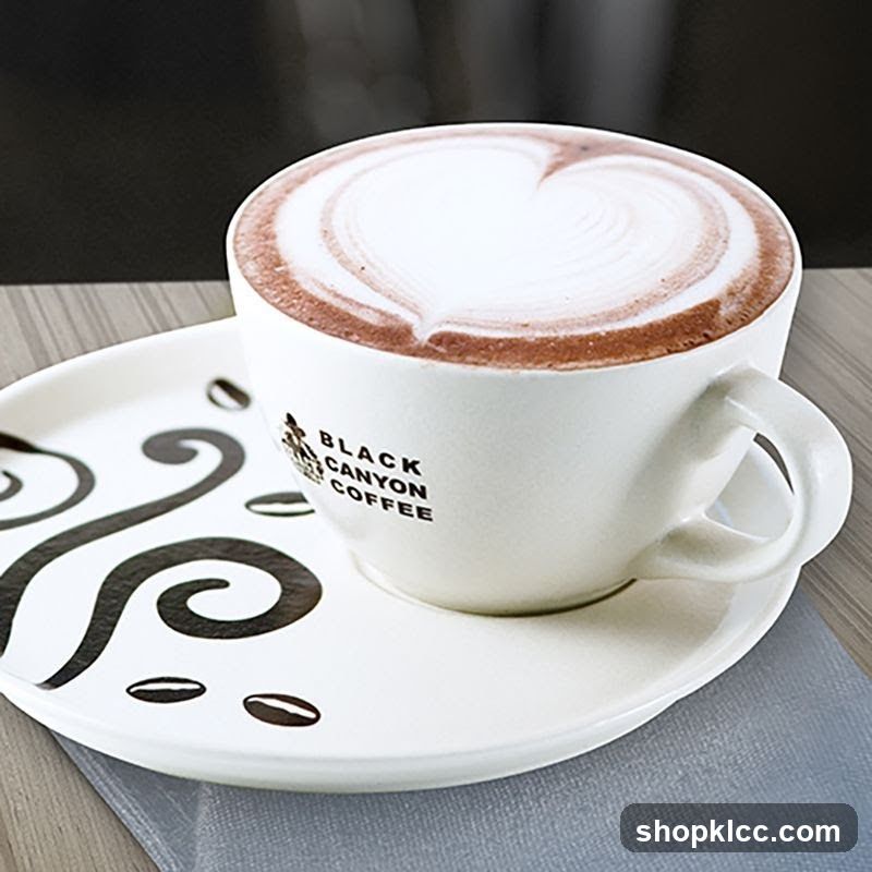 Latte with Heart Art