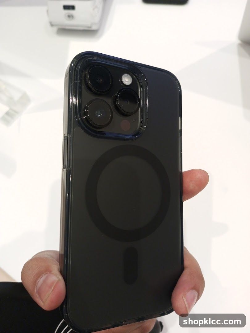 iPhone with MagSafe case