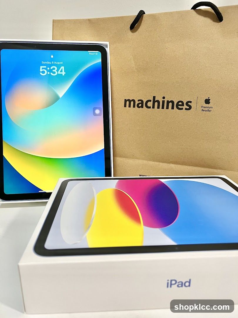 Apple iPads and Shopping Bag