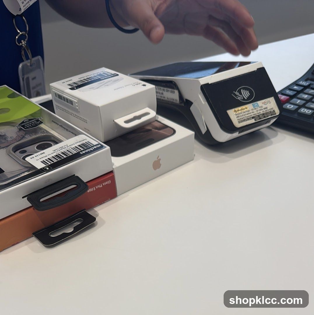 Apple Products and Payment Terminal