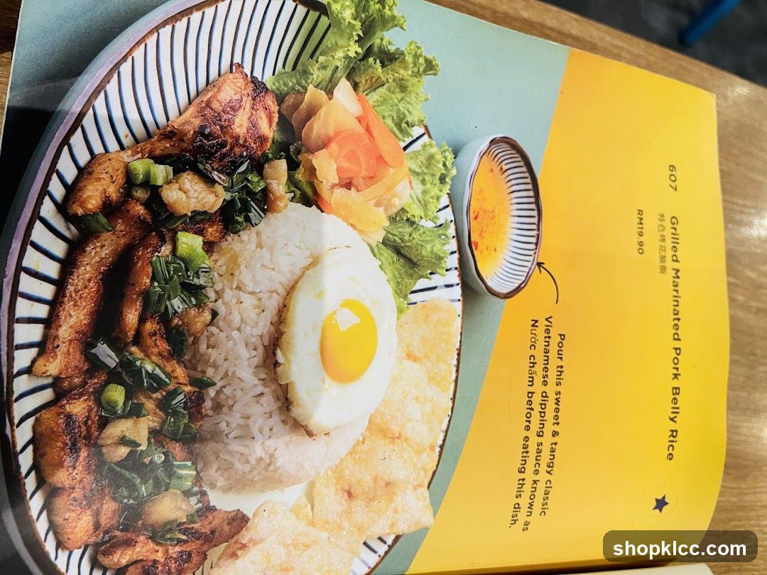Grilled Marinated Pork Belly Rice
