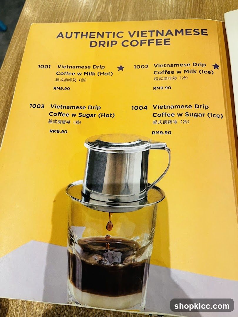 AUTHENTIC VIETNAMESE DRIP COFFEE