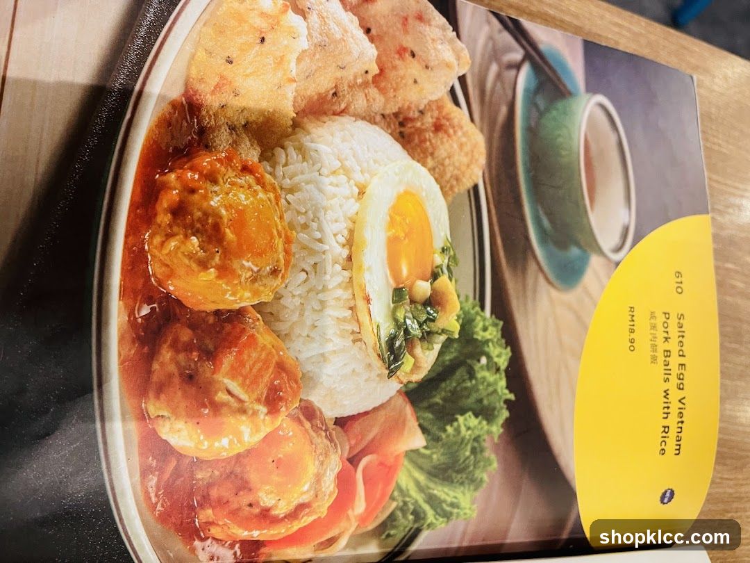 Salted Egg Vietnam Pork Balls with Rice
