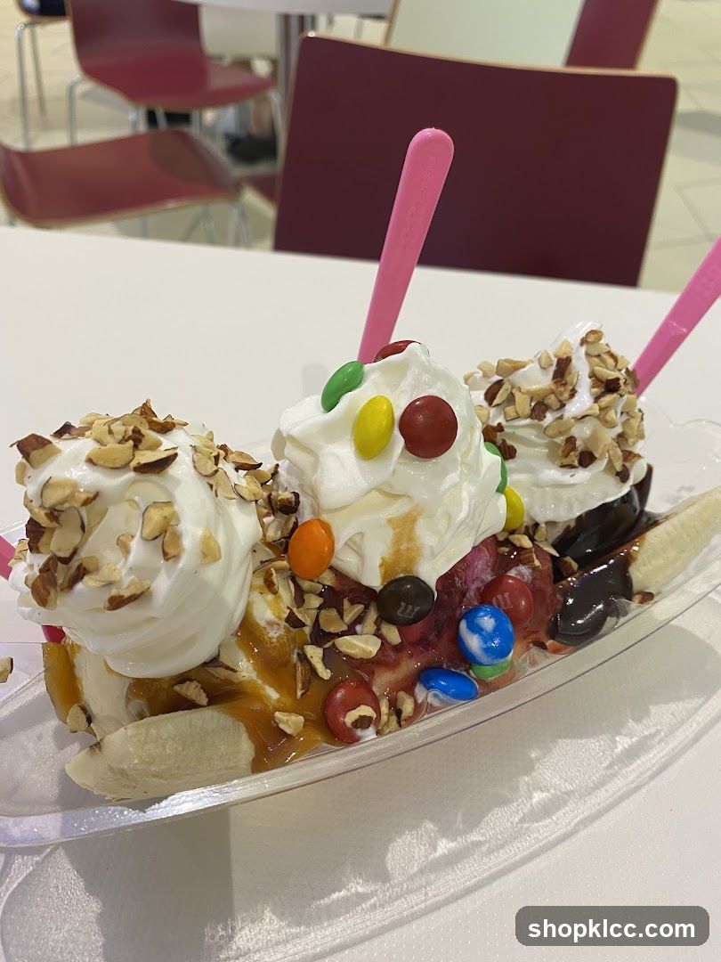 Banana Split Sundae