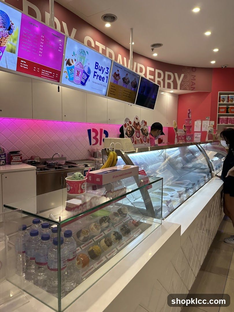 Ice Cream Shop Counter