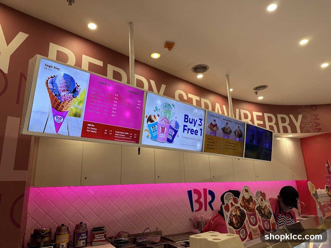 Baskin Robbins Menu