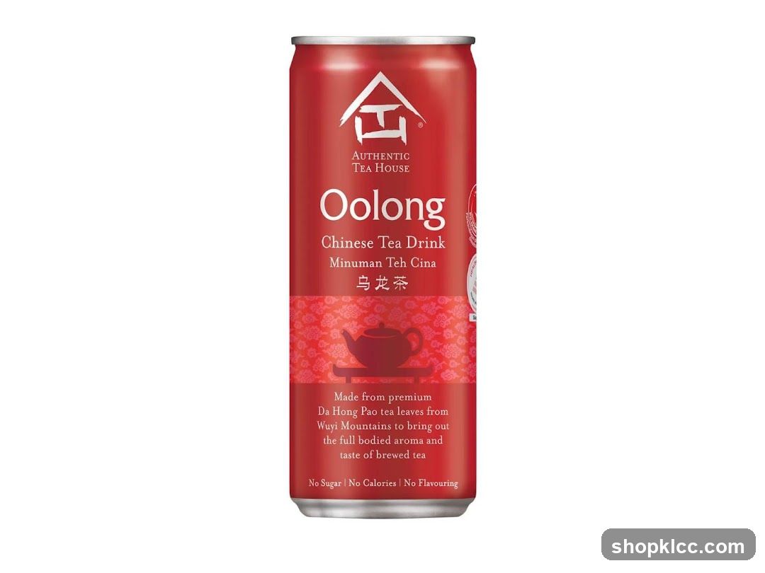 Oolong Chinese Tea Drink Can