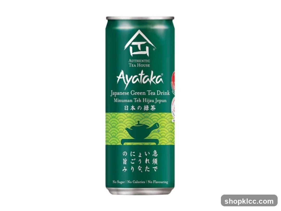 Ayataka Japanese Green Tea Drink Can