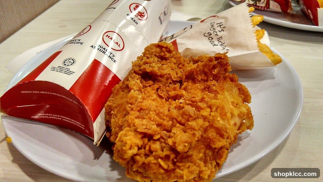Fried Chicken and Fries