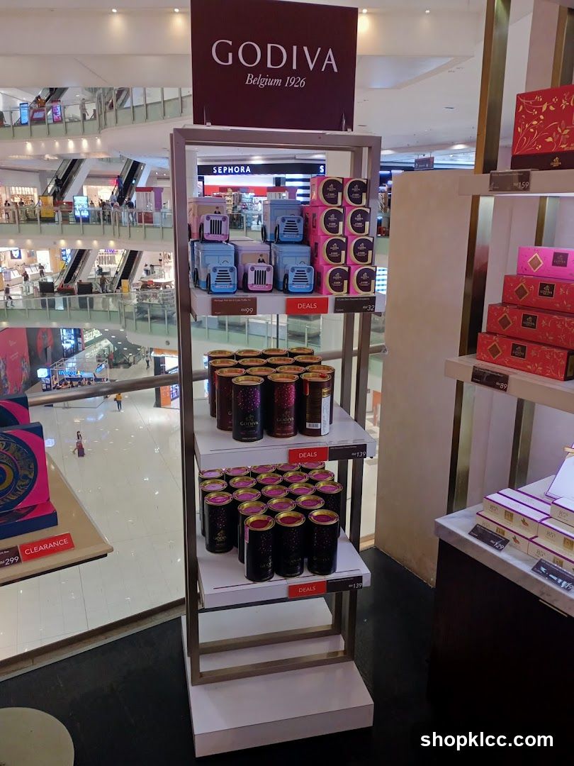 Godiva Chocolates Display