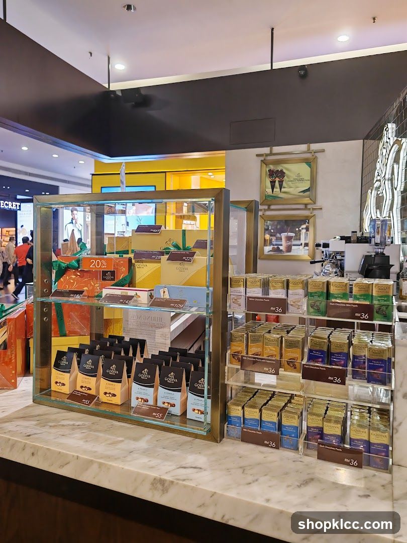 Godiva Chocolate Display