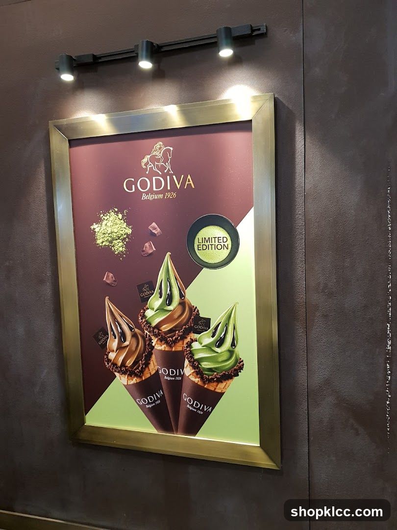 Godiva Limited Edition Ice Cream Poster