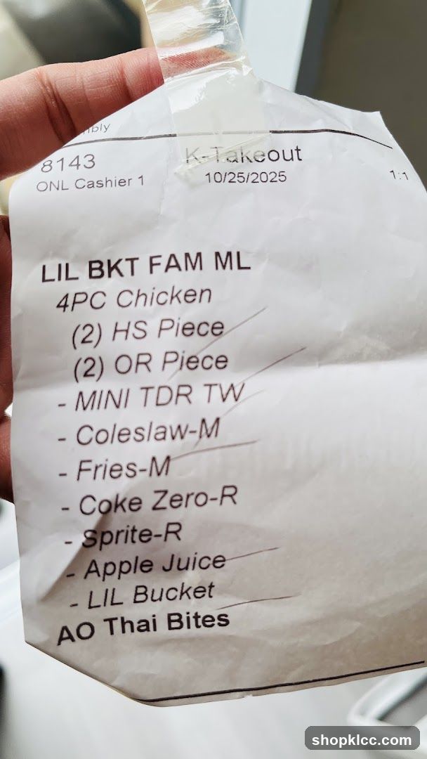 Takeout Order