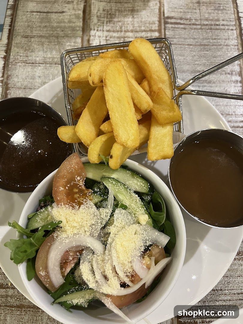 Chips and Salad