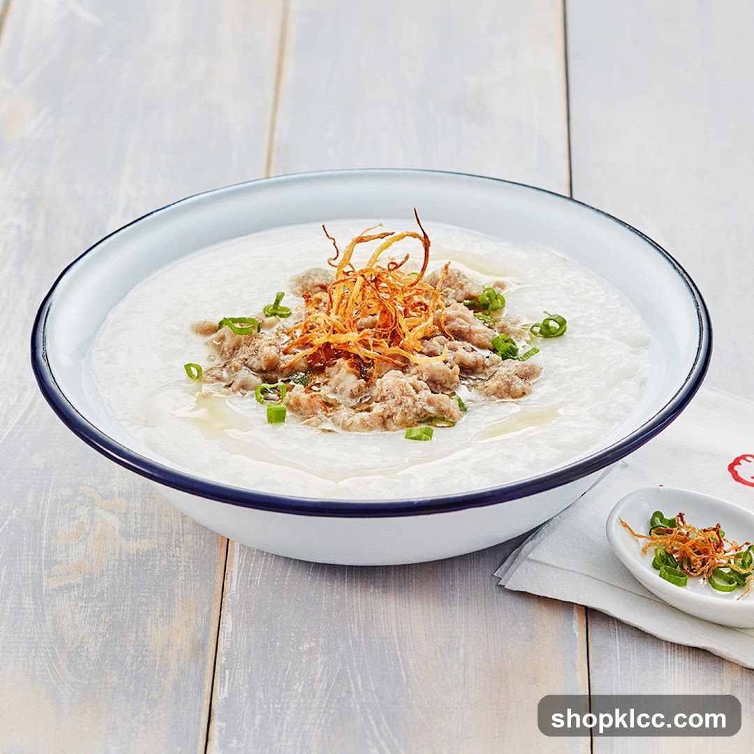 Congee with Minced Pork
