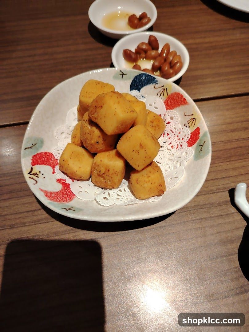 Fried Tofu Bites with Peanuts