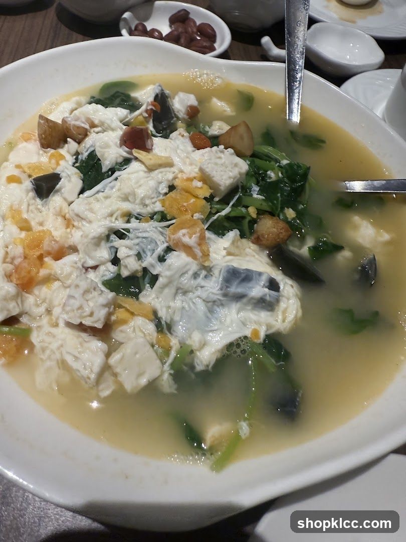 Soup with Eggs and Tofu