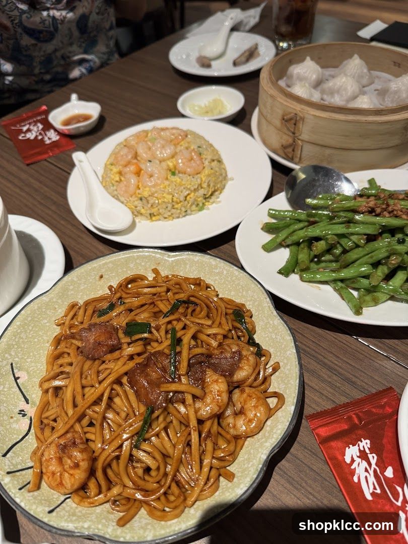 Chinese Food Spread