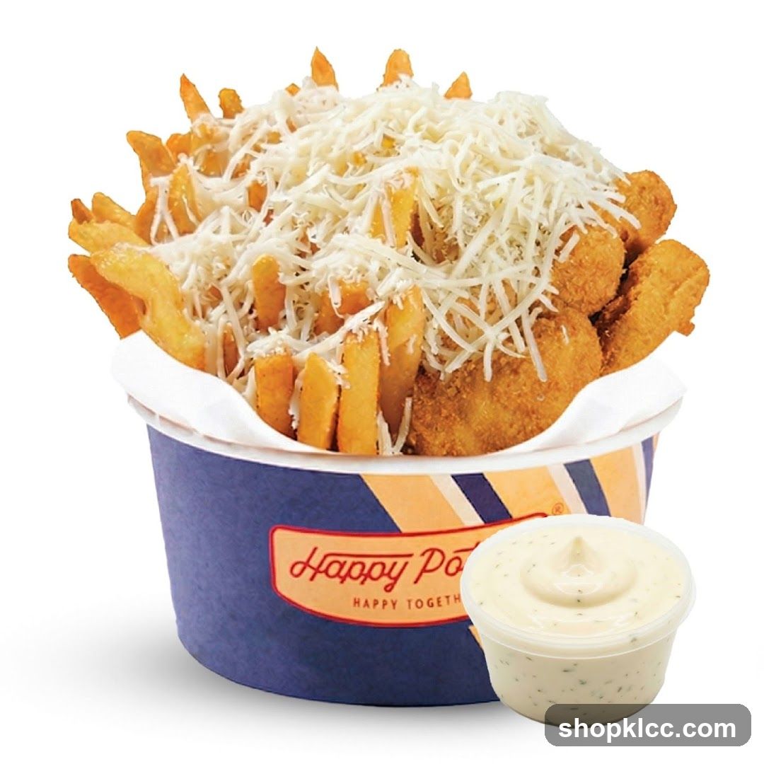 Cheese Fries with Nuggets