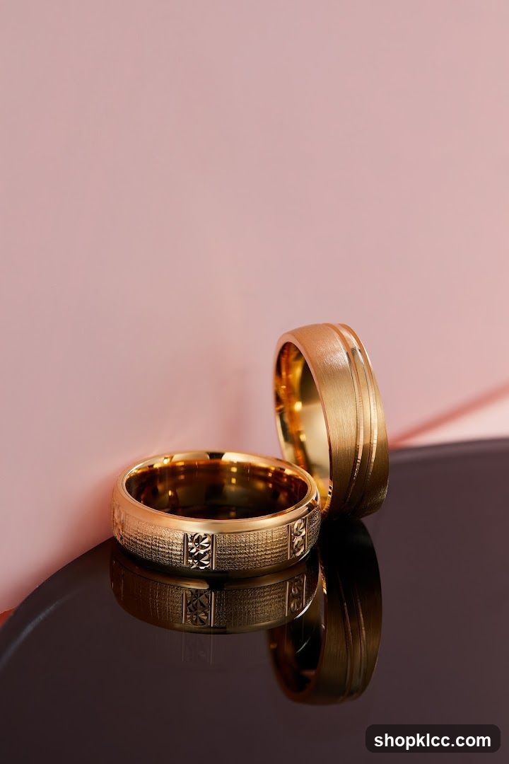 Two gold rings