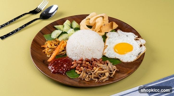 Food Plate on Wooden Surface