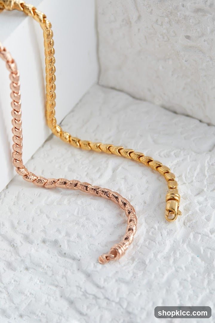 Gold and Rose Gold Bracelets