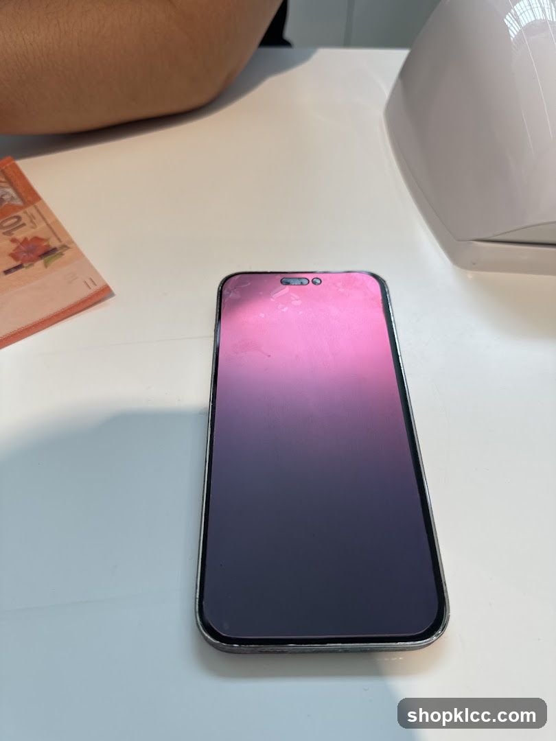Smartphone with screen protector