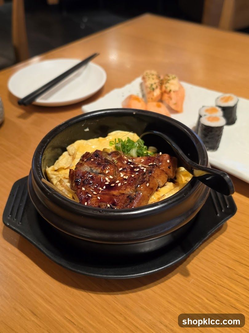 Unagi Donburi and Sushi