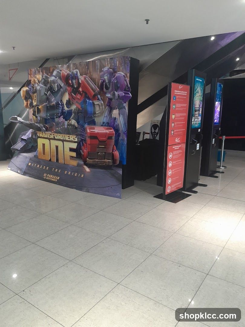 Transformers One promotional display