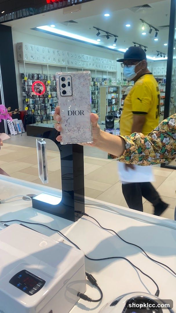 Dior Phone Case Display