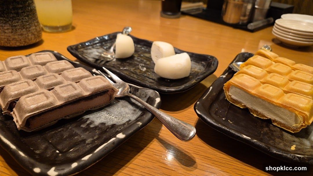 Desserts on Plates