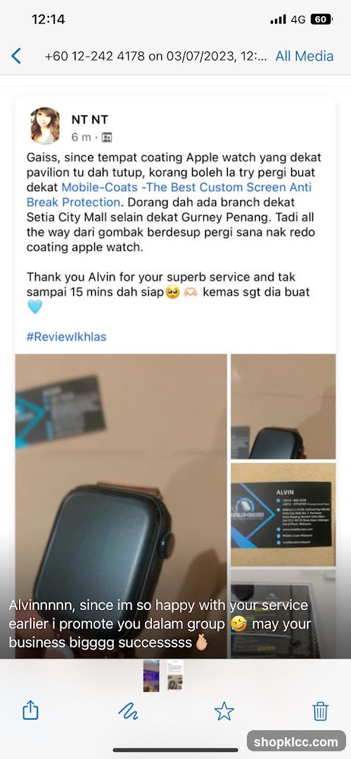 Apple Watch Coating Service Review