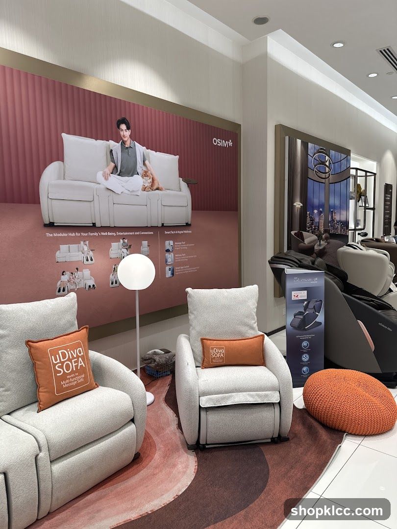 OSIM and uDiva SOFA Display