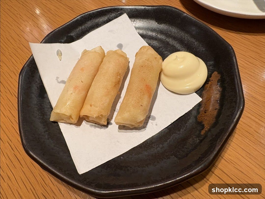 Spring Rolls with Mayonnaise