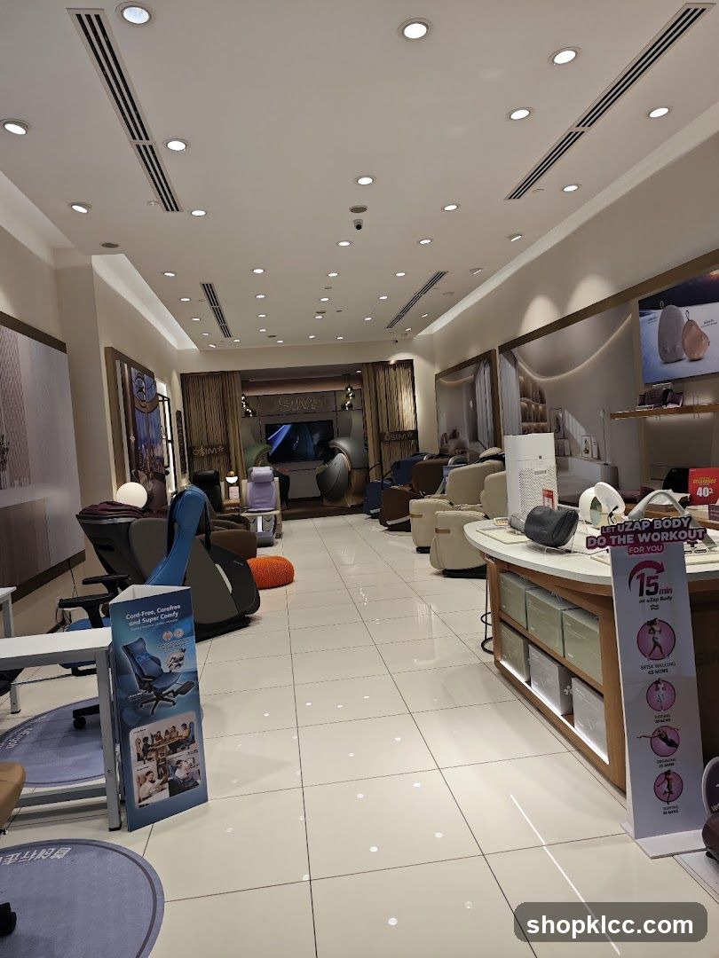 Massage Chair Store Interior