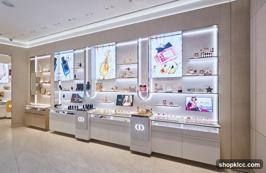 Dior Perfume Display