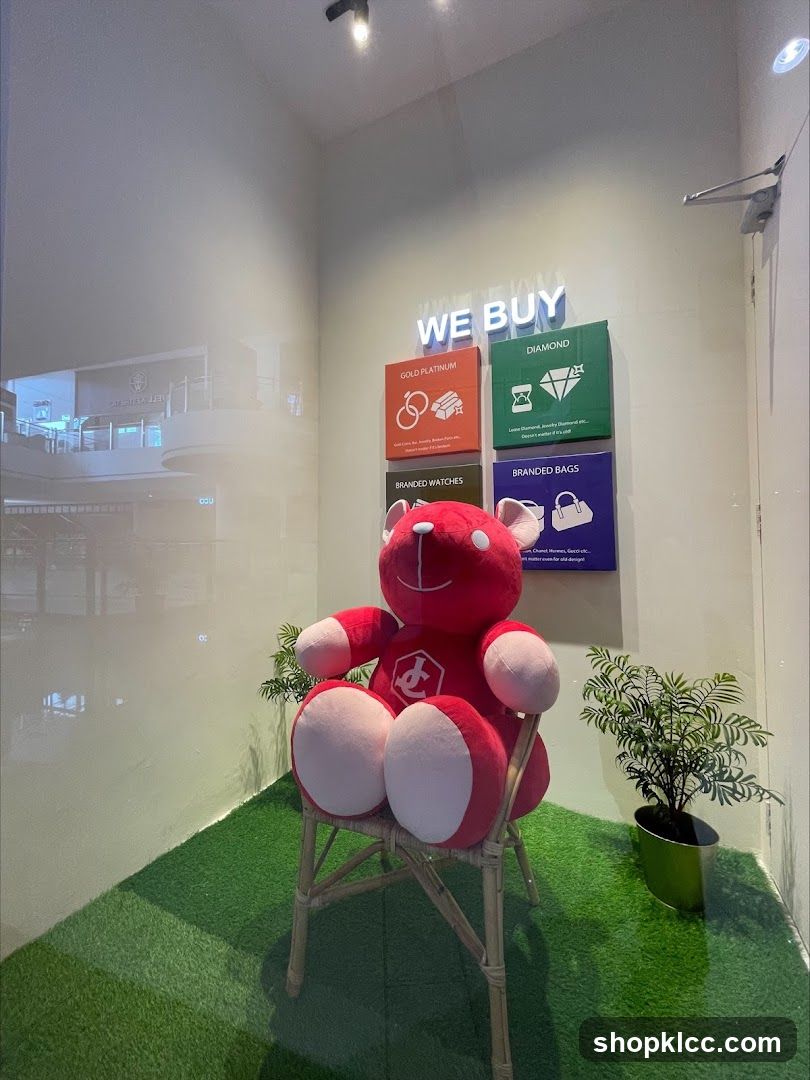 Window Display with Teddy Bear