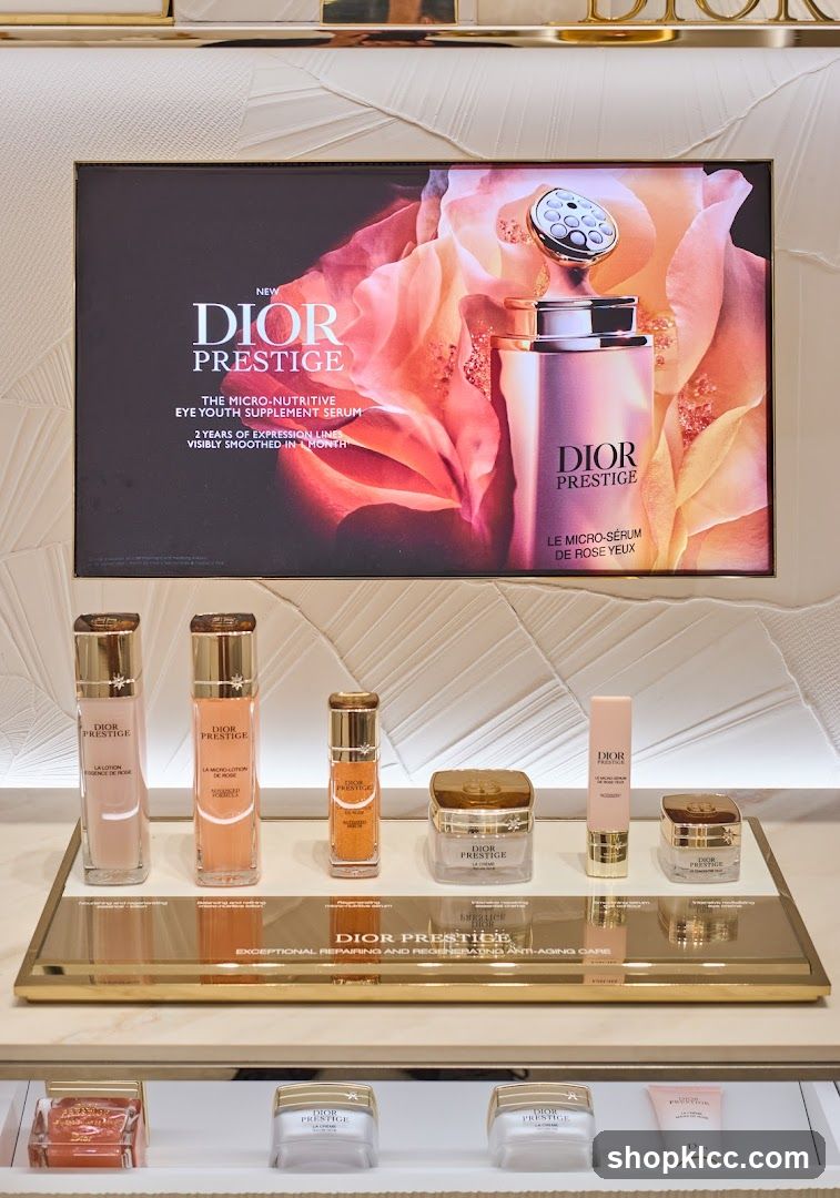 Dior Prestige Skincare Display