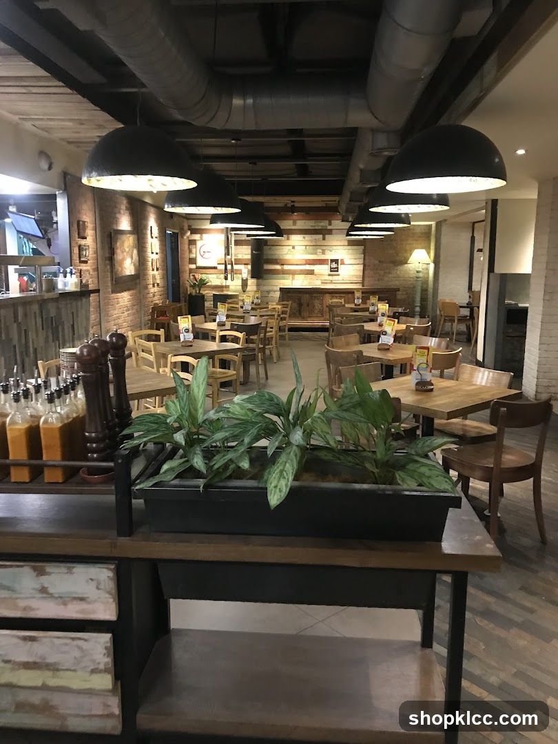 Restaurant Interior with Industrial Design