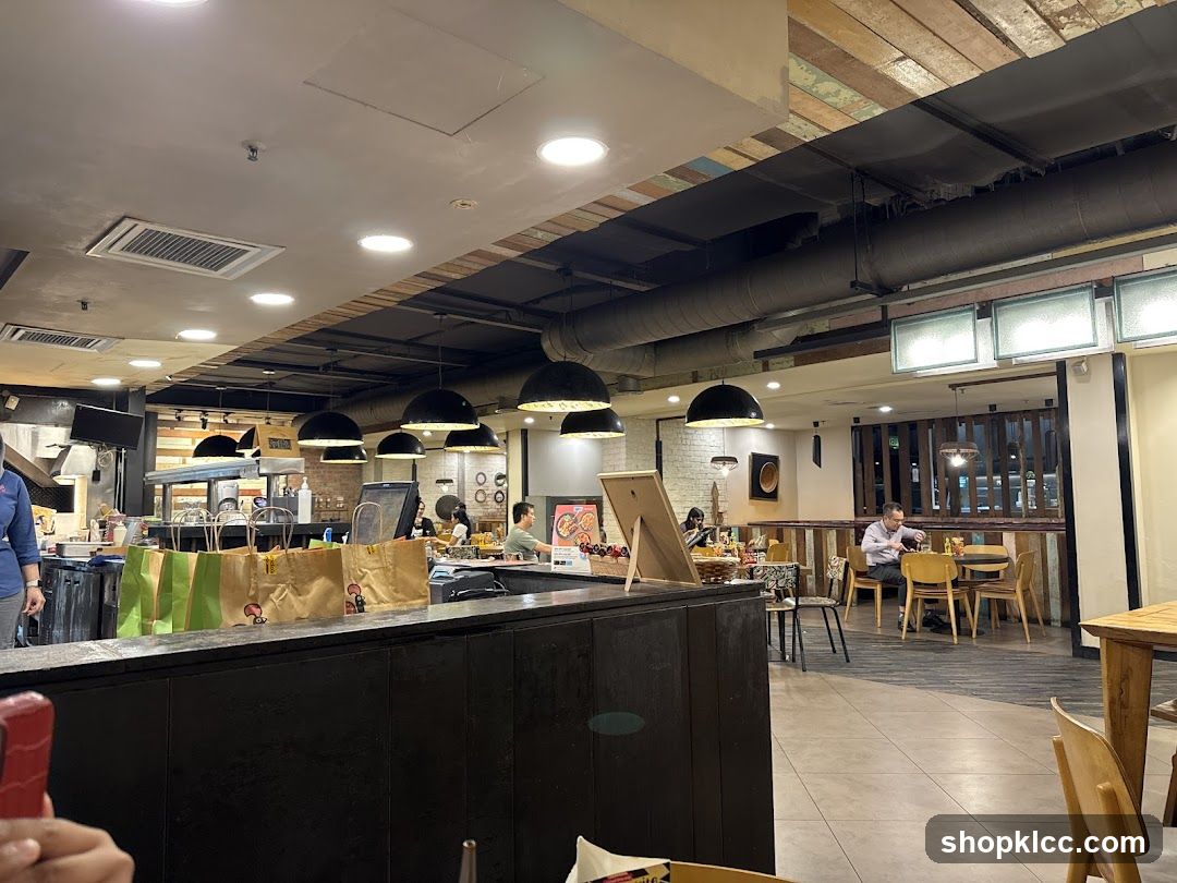 Interior of a coffee shop or cafe