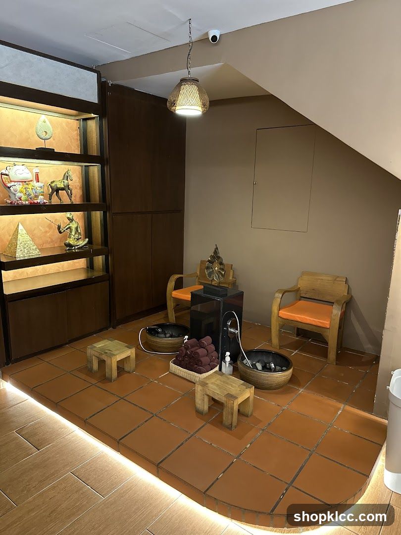 Spa Foot Soak Area