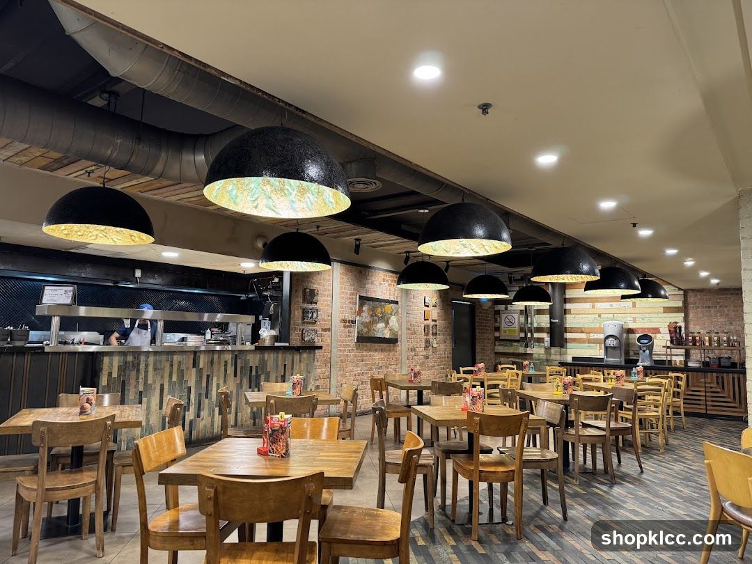 Restaurant Interior with Industrial Design