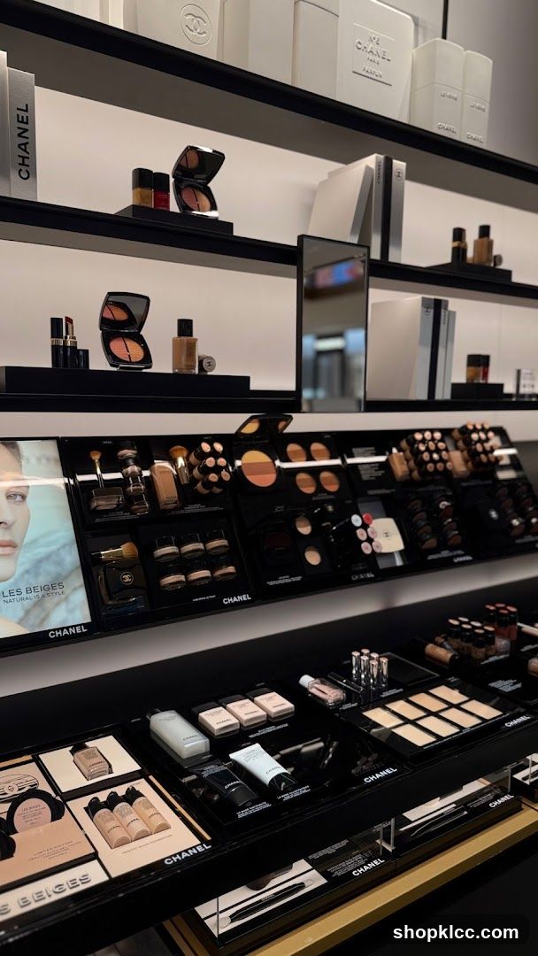 Chanel Makeup Display