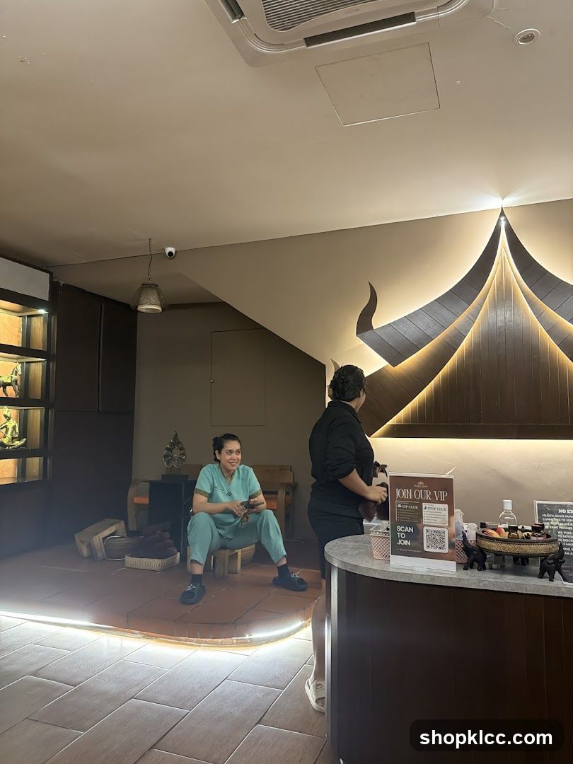 Spa Reception Area