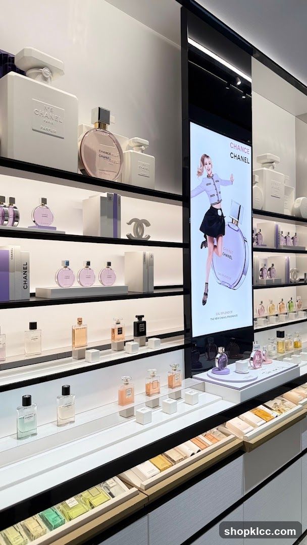 Chanel Perfume Display