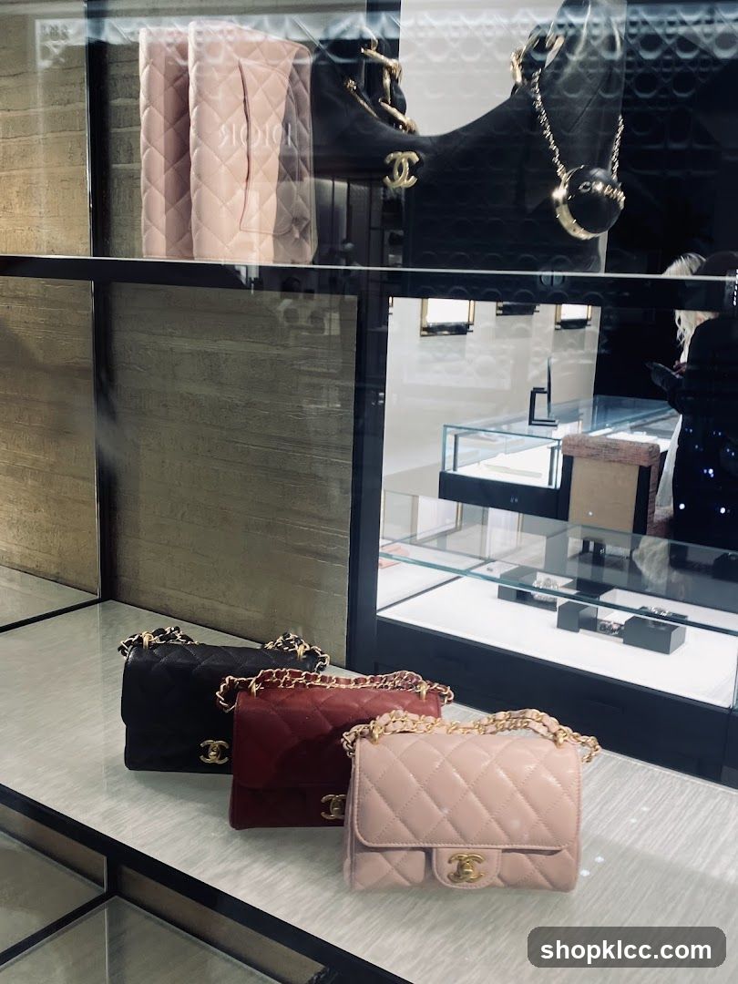 Chanel Handbags Display