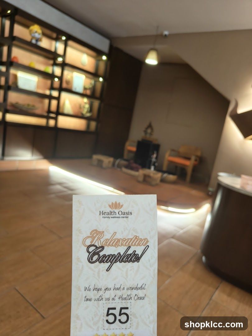 Health Oasis Relaxation Complete Card