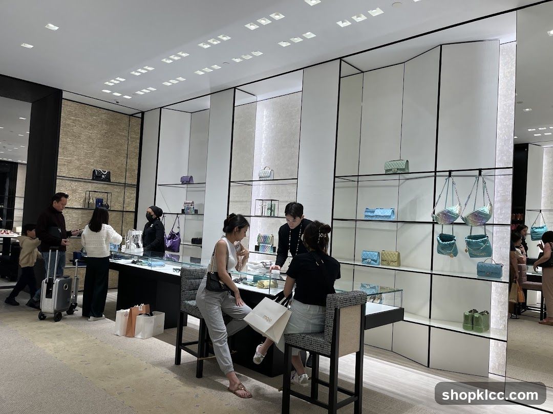 Luxury Handbag Store Interior
