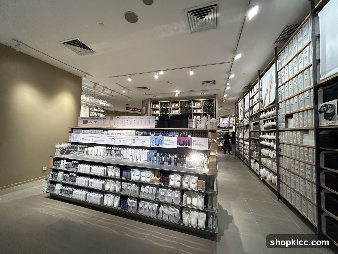 Interior of a retail store