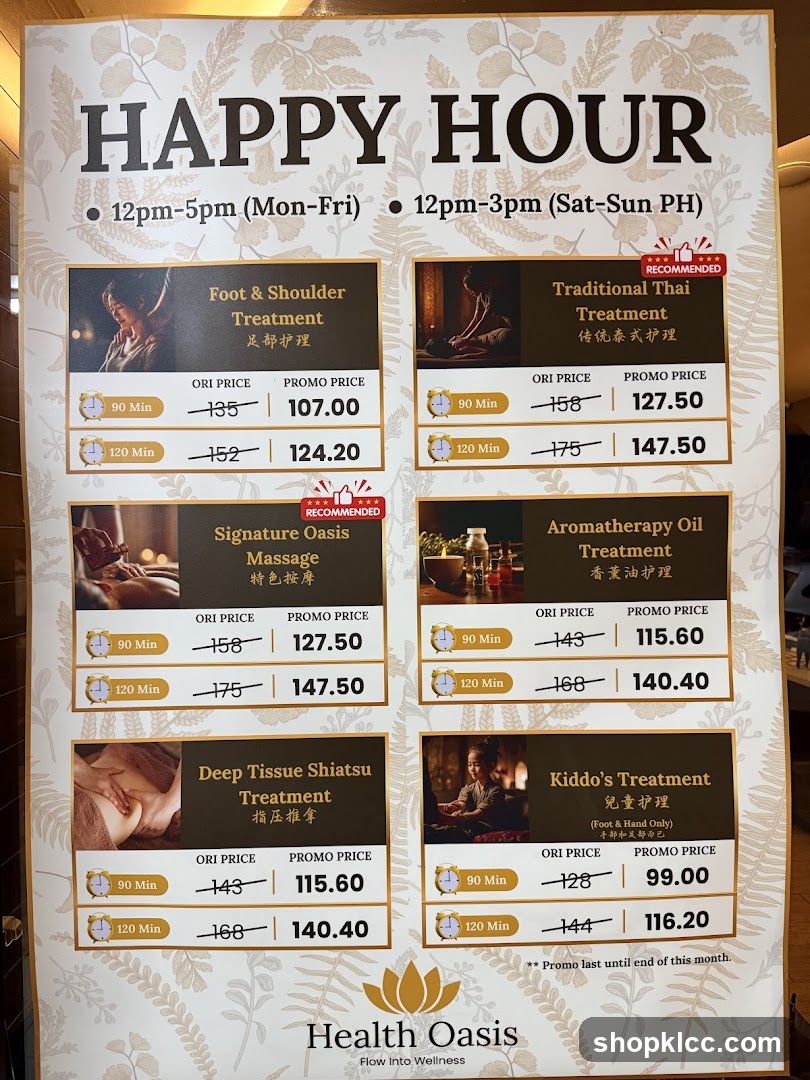 Happy Hour Menu
